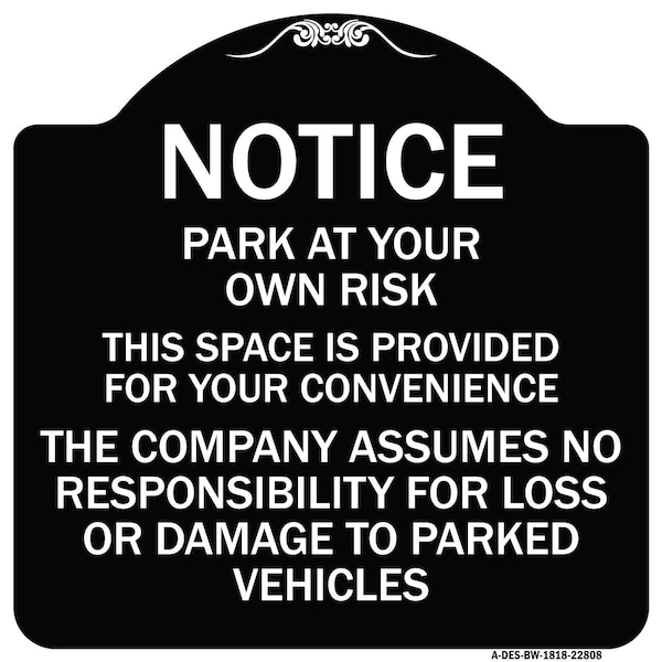 This Space Is Provided for Your Convenience the Company Assumes No Responsibility for, BW-1818-22808